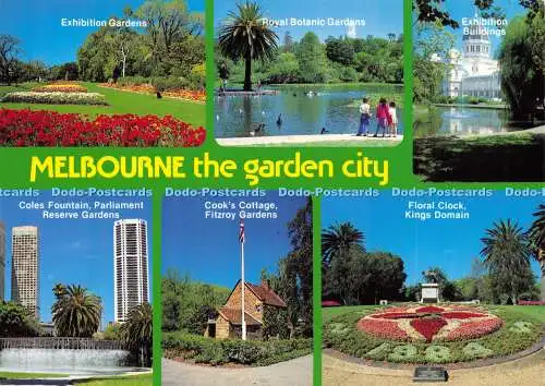 D022843 Melbourne die Gartenstadt. Victoria. Nu Color Vue. Nucolorvue. Multi Vie