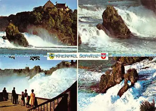 D018111 Rheinfall Schweiz. Aqfacolor. Müller. Multi View