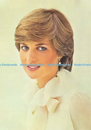 D022932 Lady Diana Spencer. Snowdon. Charles Skiltons Postkartenserie