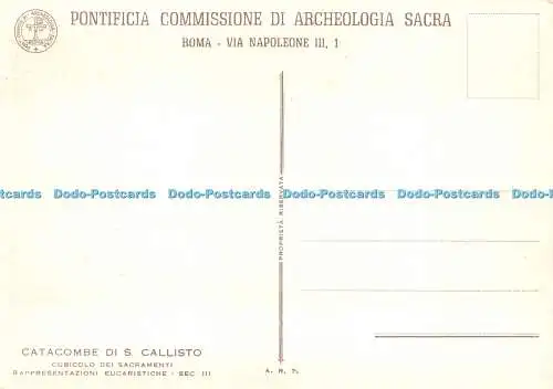 D022966 Catacombe di S. Callisto. Cubicolo dei Sacramenti. A.R.T