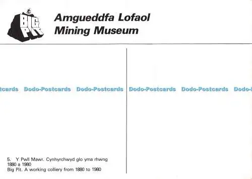 D023024 Big Pit. Amgueddfa Lofol. Bergbaumuseum. Big Pit. Eine funktionierende Zeche fr