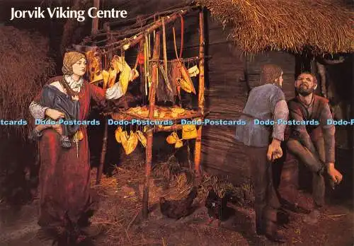 D023073 Jorvik Viking Center. Wikingerhölzer. Jim Kershaw. Wikinger Handwerker. Den