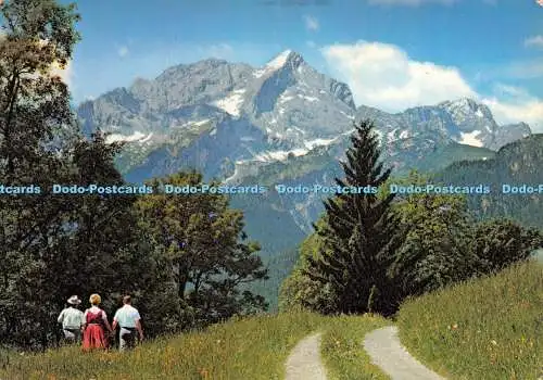 D023235 Garmisch. Partenkirchen. Alpspitze am Eckbauer