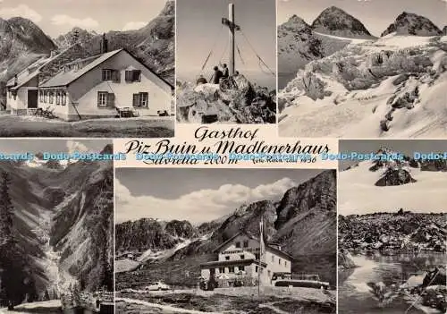 D023249 Gasthof Piz Buin u. Madlenerhaus Silvretta. Risch Lau. 1989. Multi View