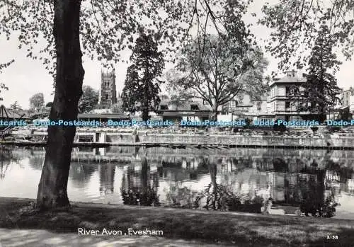 D023274 River Avon. Evesham. RP. 1960