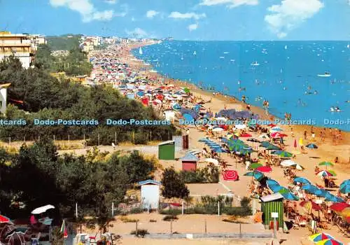 D023294 Jesolo Lido. Der Strand. G. Favalli. 1965