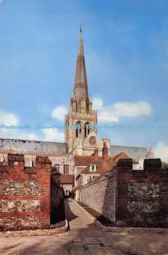 D023499 Chichester Cathedral vom St. Richards Walk