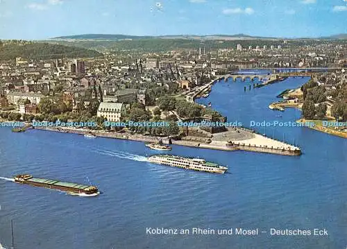 D023511 Koblenz an Rhein und Mosel. Deutsches Eck. Cramers Kunstanstalt Dortmund