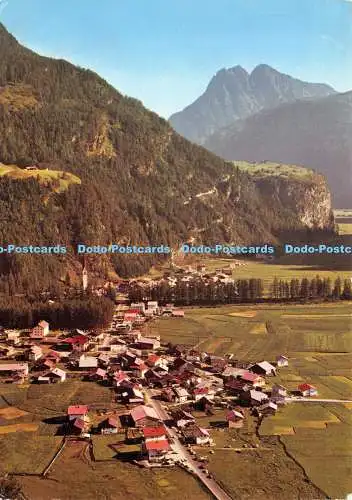 D023564 Langenfeld mit Brand und Burgstein. Otztal. Tirol. Österreich. Risch Lau