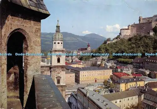 D023699 Die Festspielstadt Salzburg. Blick auf Dom und Festung. Pelz Kunstfreunde