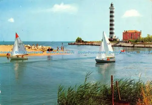 D023935 Jesolo Lido. Leuchtturm. G. Favalli. GM