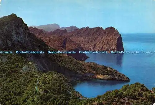 D023986 Mallorca. Balearen. Espana. Pollensa. Vista aerea de la costa en la ruta