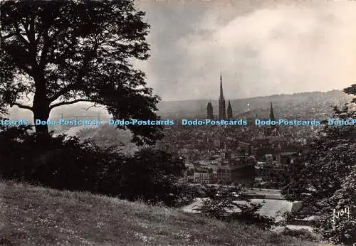 D033981 Rouen. Seine Inferieure. Vue generale prise de la cote Sainte Catherine.