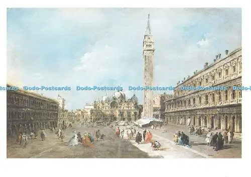 D034243 Francesco Guardi. 1712 1793. Blick auf den Markusplatz. Venedig um 178