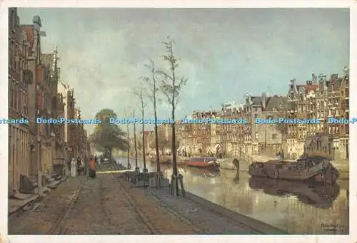 D034303 J. Ch. K. Klinkenberg. 1852 1924. Blick auf eine Stadt. Gemeentemuseum. Den Ha