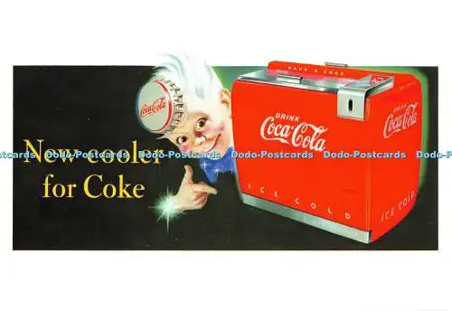 D034415 Neuer Kühler für Cola. Coca Cola Coke. 2405. Original Öl 1947. 1996. Nuov