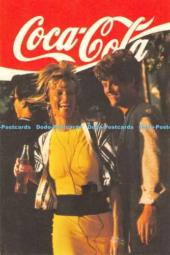 D034435 Coca Cola und Coke. Postkarte