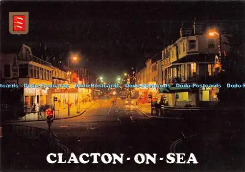 D034603 Clacton on Sea. Pier Avenue. Super Card. Küstenfarbe. 222