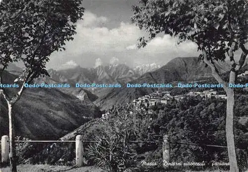 D034864 Massa. Malerische Umgebung. Pariana. Ditta R. Zannoni. Cesare Capel