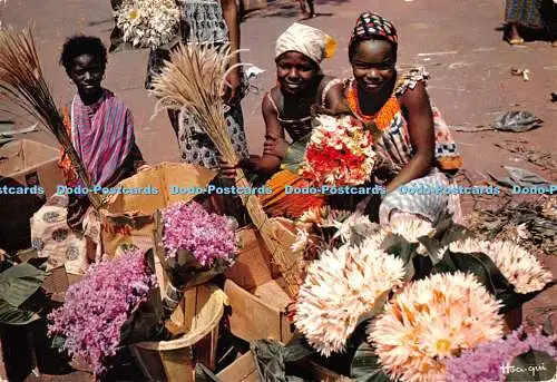 D034942 LAfrique en Couleurs. 3641. Marchandes de fleurs. Afrika in Bildern. Fl