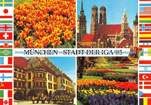 D034995 München Stadt der Iga 83. München. München. Monaco d.B. Nr. 19. Fritz Wi