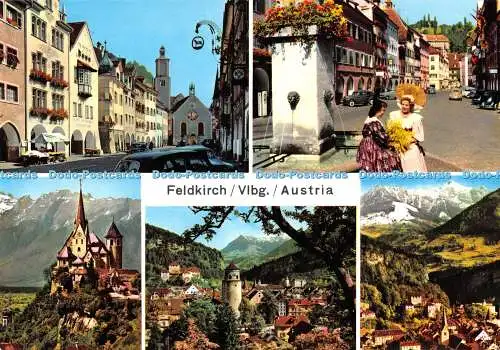 D035045 Feldkirch. VIbg. Österreich. F1550. Risch Lau. 80. Multi View