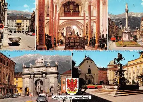 D035055 Alpenstadt Innsbruck. Alpina. Viktor Holy und Sohn. Multi View