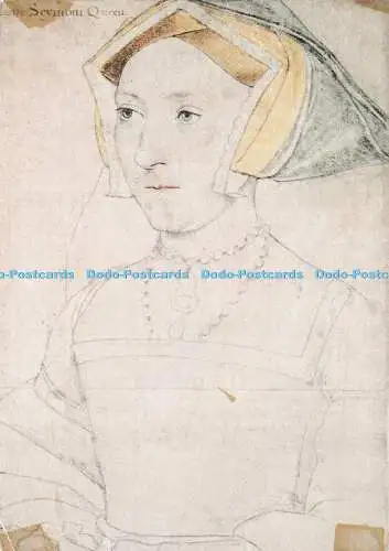 D035126 S. 34. Hampton Court Palace. Jane Seymour. Hans Holbein. 1497 1543. Depa