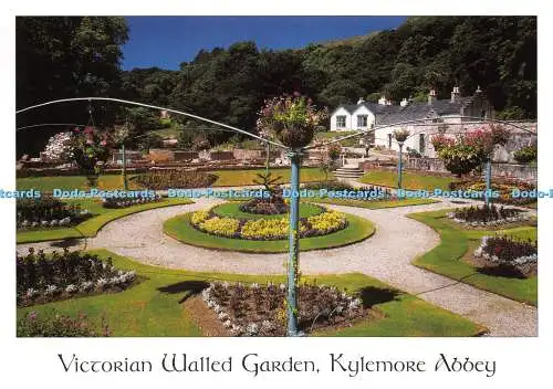 D035348 Viktorianischer ummauerter Garten. Kylemore Abbey. Connemara. Hinde. 2G 115. Peter