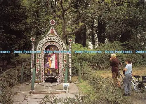 D035365 Tissington Well Dressing. Peter Pedley. PP96. Stadtbrunnen ist einer von 6 Brunnen