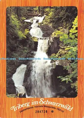 D035477 Triberg im Schwarzwald. Deutschlands hohe Wasserfalle. 7740. Revellio