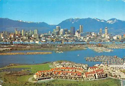 D035792 Kanada. Skyline von Vancouver. British Columbia. Natürliche Farbproduktionen.