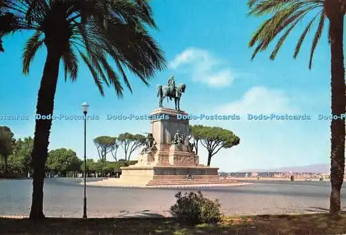 D035968 Roma. Gianicolo Monumento a Garibaldi. Da Fotocolor Kodak Ektachrome. Pl