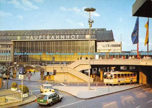 D068900 Köln Am Rhein. Hauptbahnhof mit den Aufgangen zur Dom Terrasse. Horst Zi