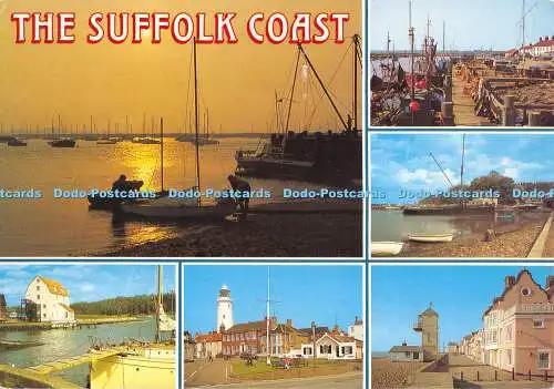 D065452 The Suffolk Coast. Southwold. Slaughden Quay Woodbridge. J. Salmon. Mult