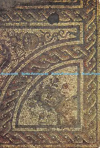 D062209 Roman Villa Brading. I.W.3.rd. Jahrhundert Mosaikpflaster Sommer. J. Ar