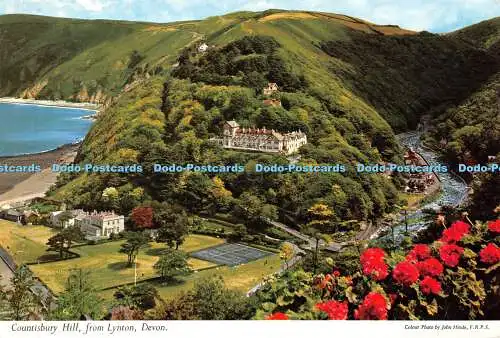 D069067 Devon. Countisbury Hill. von Lynton. John Hinde. F.R.P.S. 1969
