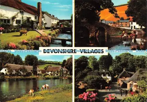 D067779 Devonshire Villages. John Hinde. Multi View