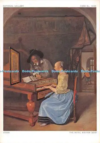 D069378 Nationalgalerie. Der Musikmeister. Waterlow. Karten-Nr. 1039. Steen