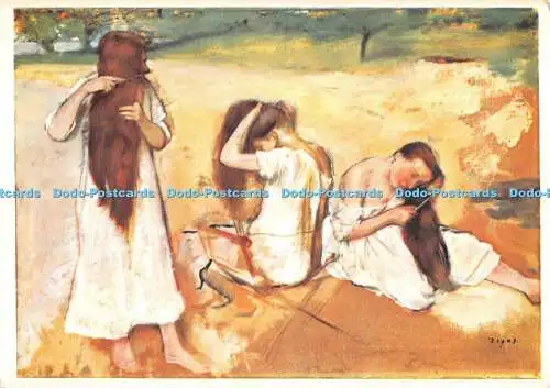 D065865 Femmes se peignant 1875 1876. 601 Degas. Frauen kämmen ihre Haare. Phill