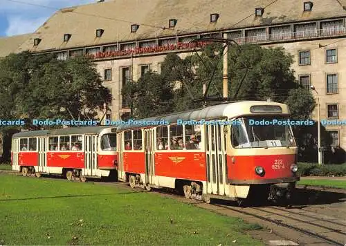 D065918 Strassenbahn Dresden elektrischer Triebwagen 22 825 4 im September 1981.