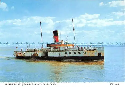 D065970 The Humber Ferry Raddampfer Lincoln Castle. ET. 6068. Bamforth und C