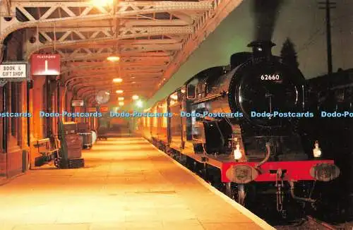 D069645 Eine nächtliche Szene an der Großen Zentralbahn. Loughborough als Sohle