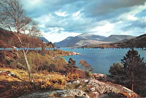 D069660 Snowdon und Llyn Padarn. Der höchste Berg in Wales. Ein Blick in die Sn