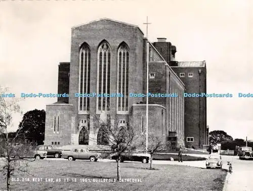 D068222 GLD. 218. West End wie 1961. Guildford Cathedral. Friths Serie