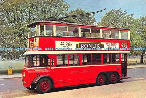D066201 Trolleybus 1. London United Tramways. J. Arthur Dixon