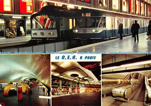 D069721 Le R.E.R.A Paris. Le Metro Regional. R.E.R. En Haut Quais de la Sta