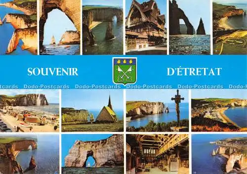 D069878 Souvenir D Etretat. Seine Maritime. Couleurs Et Lumiere de France. Vue G