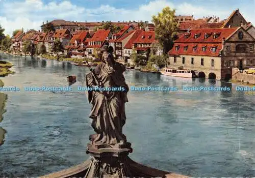 D071173 8600. Bamberg. Hl. Kunigunde von J. P. Benkert mit Klein Venedig. W. Til