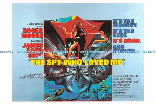 D071434 Code EO 00733. Serie 2 20er Set. Bond Classic Poster. Spy who Lived M
